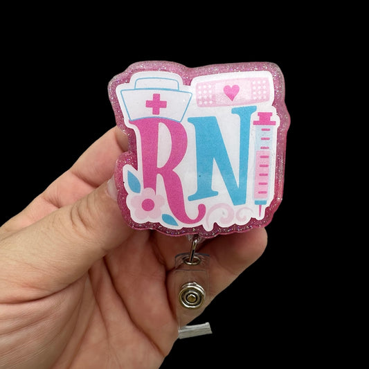 RN Nurse Badge Reel