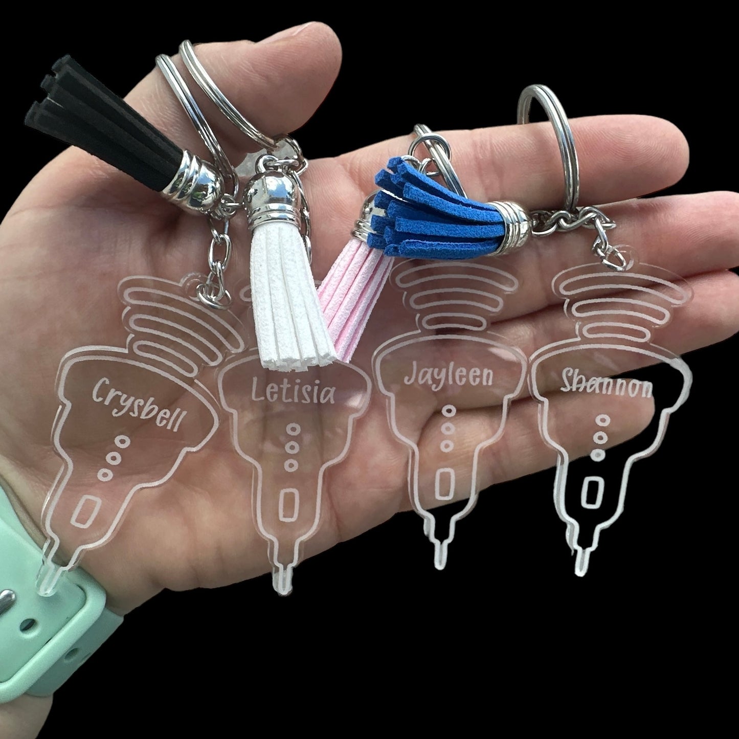 Ultrasound Tech Keychain (Doppler W/name)